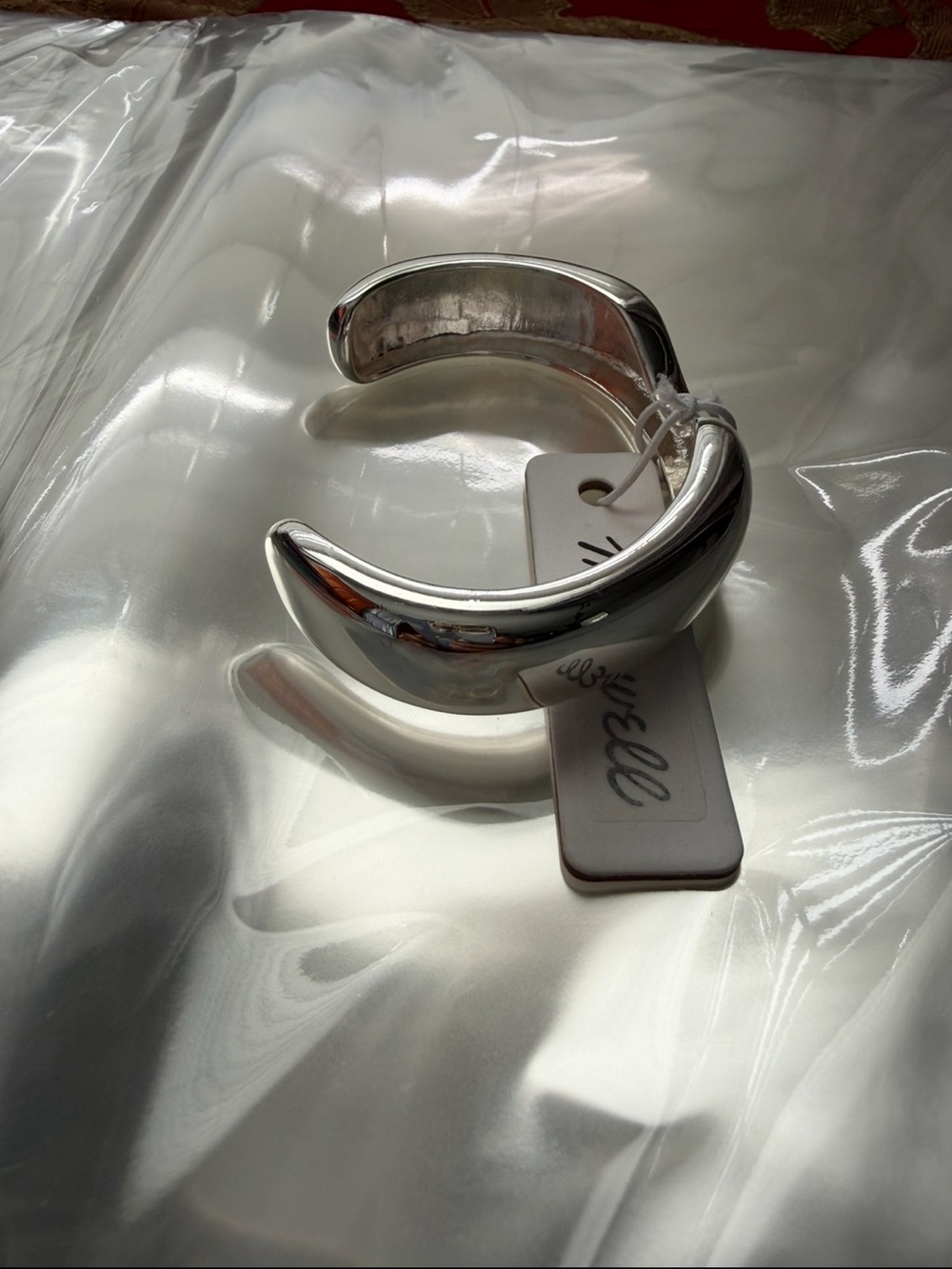 Madewell Polished Silver Sculptural Cuff Bracelet - Picture 11 of 11